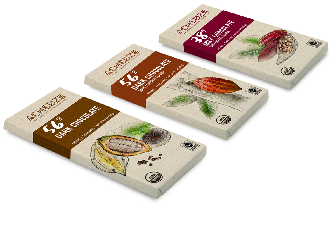 ACHEDZE CHOCOLATE PACKAGING