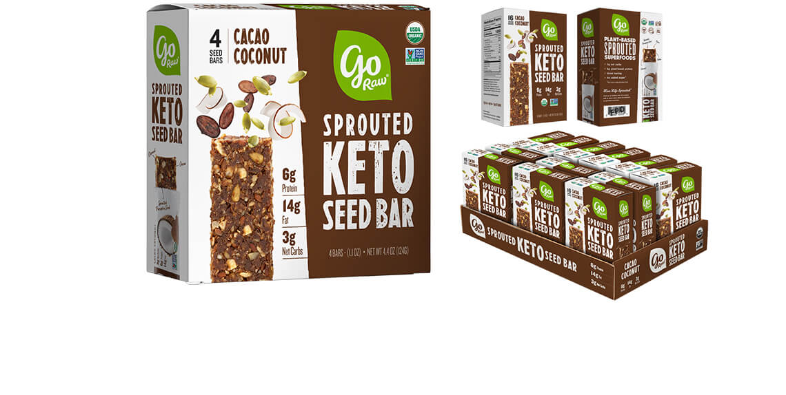 KETO SEED BAR BOXES & SHIPPER