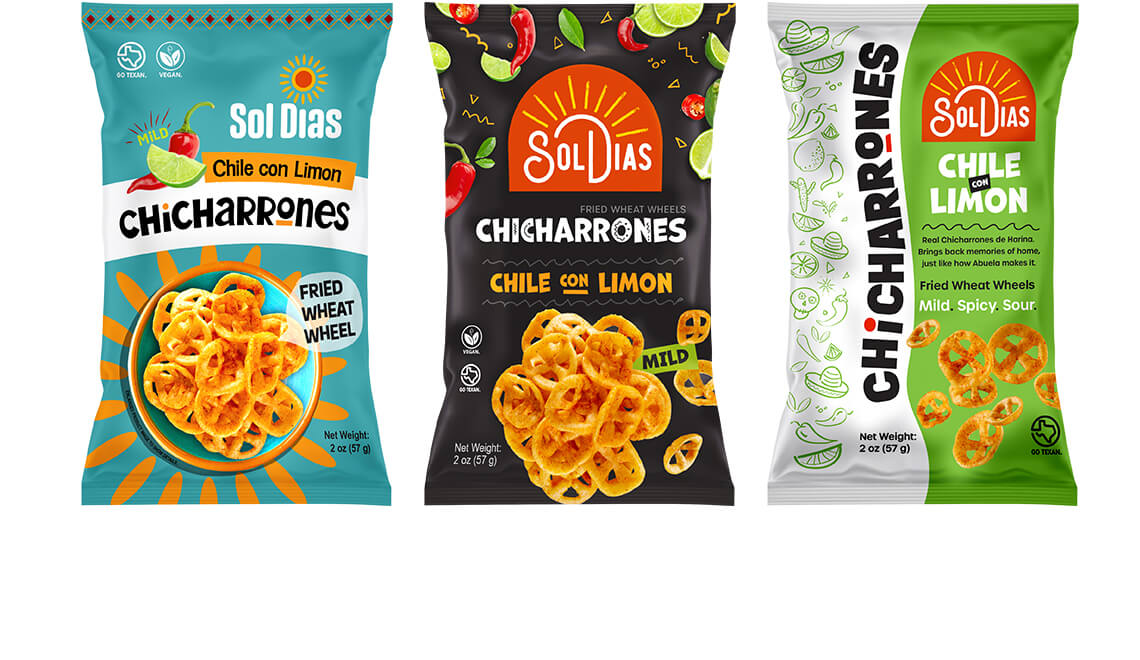 SOLDIAS CHICHARRONES PACKAGING